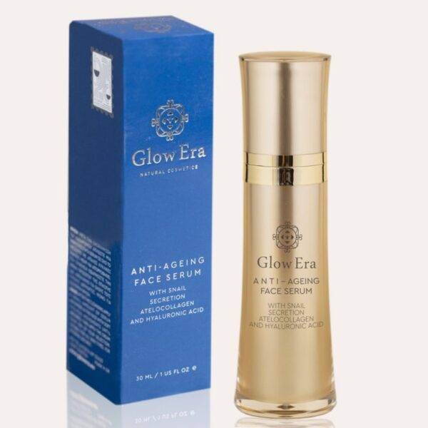 Ορός Με Έκκριμα Σαλιγκαριού Glow Era, Αντιγήρανση Προσώπου, 30ml
