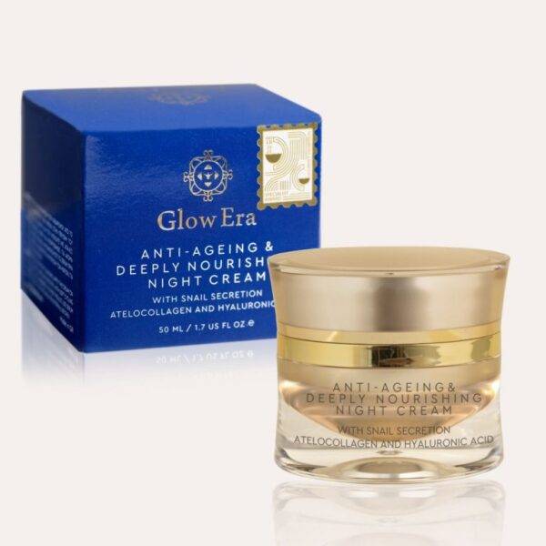 Κρέμα Νυκτός Με Έκκριμα Σαλιγκαριού Glow Era, 50ml
